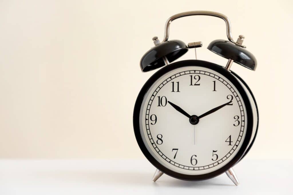Classic alarm clock, concept of time, being on time, reminder | Match Point Recruiting